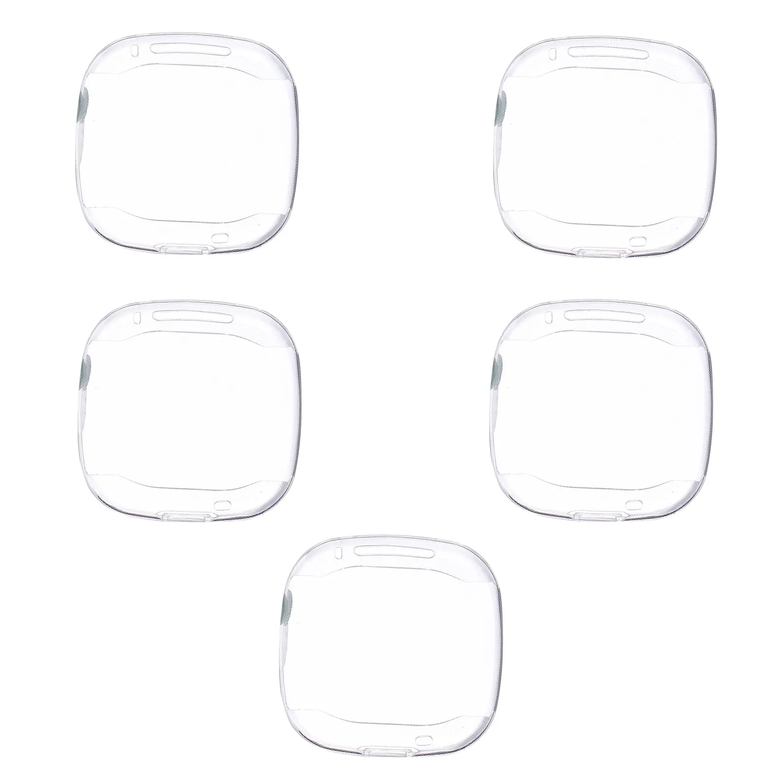 

5Pcs Smartwatch Protective Case Flexible Tpu Cover Screen Protector Transparent Watch Shell Protective Plated Shell Frame Covers