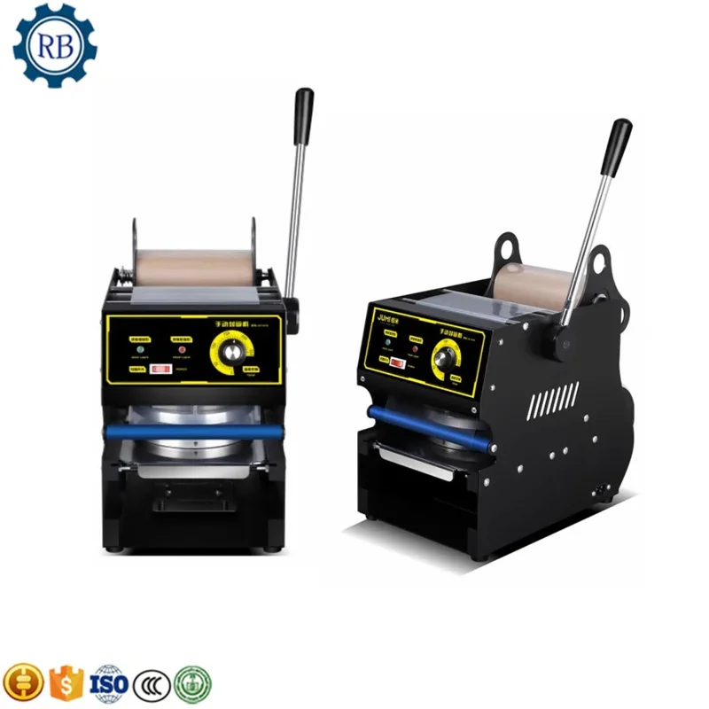 Plastic Cup Sealing Machine Fast Food Restaurant Equipment Cup Sealers