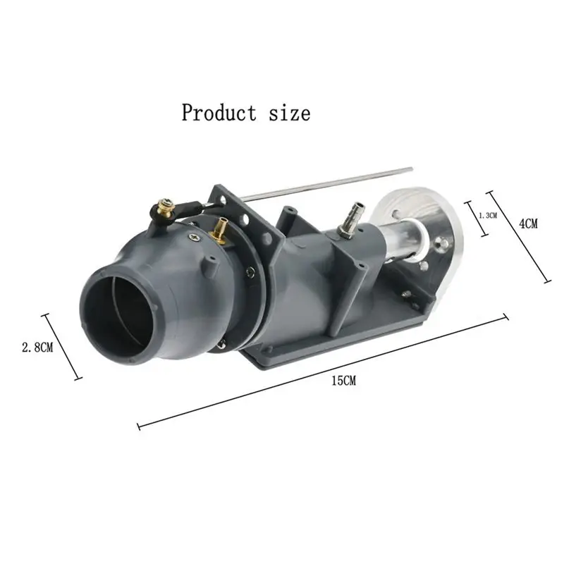 B78B-2X Water Jet Thruster Power Sprayer Pump Water Jet Pump With 3 Blades Propeller Coupling Fit 540 Motor For RC Jet Boat