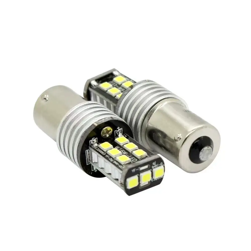 2pcs LED 1156 BA15S P21W 1157 BAU15S PY21W P21/5W BAY15D For Car Truck ATV Light Canbus 5630SMD Turn Signal Lamp DRL Bulb 12V24V