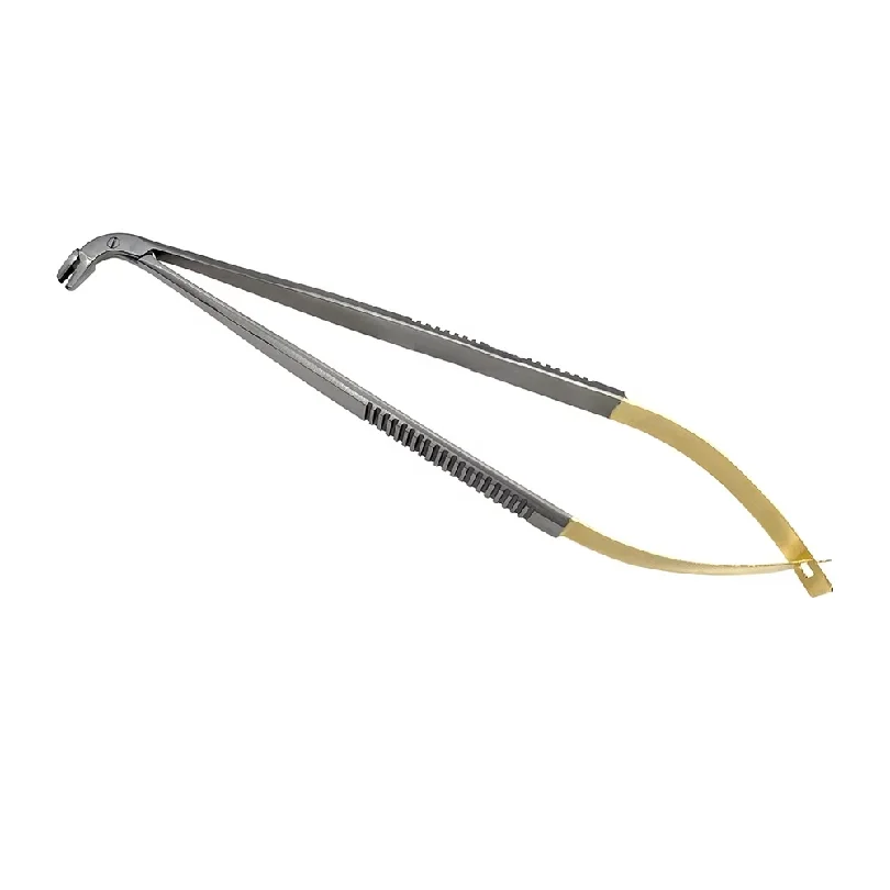Micro Needle Holder 90° With TC 5mm Tips for ophthalmic Surgery Microsurgical Instruments