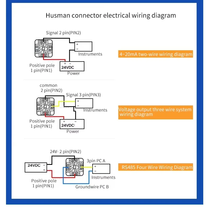 High Precision Pressure Transmitter 4~20Ma Signal Pressure Sensor Pressure Transducer Sensor Measuring Tools - view 6