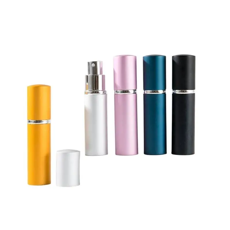 Nachfüllbarer 5ML Aluminium-Parfümzerstäuber, auslaufsicheres Design, mehrere Farboptionen für Reisen, tägliche Ausflüge, Geschäftsreisen. – Detail 6