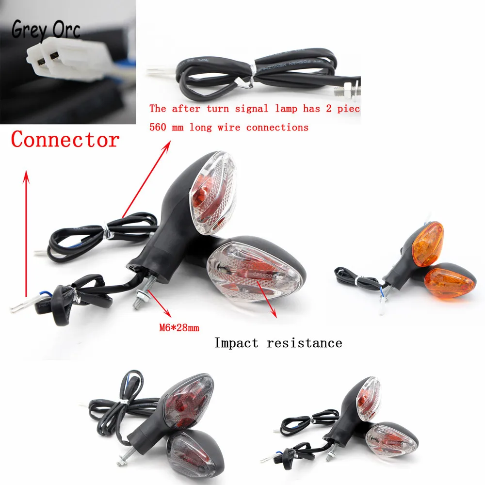 لهوندا CB400 2002-2008 CB1300 CBR 600RR 1000RR 2004-2008 CBR 900RR اكسسوارات دراجة نارية بدوره إشارة المؤشر