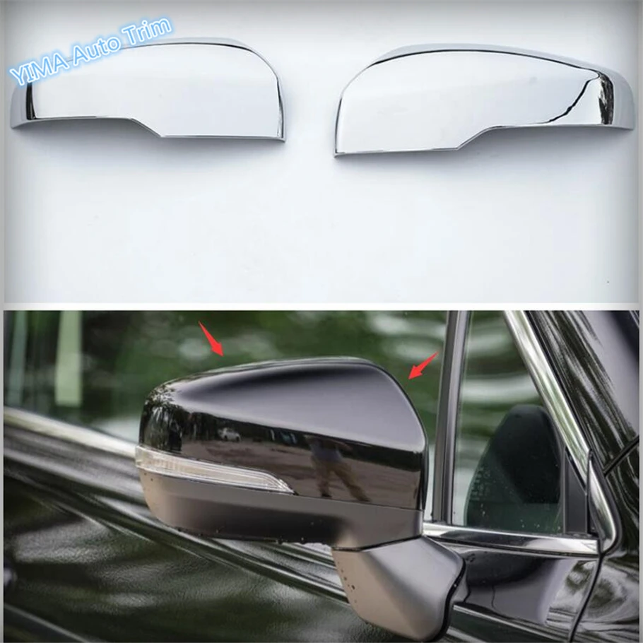 Car Side Door Rearview Mirror Protection Cap Decor Frame ABS Accessories Cover Trim Fit For Subaru Forester 2019 2020 2021 2022