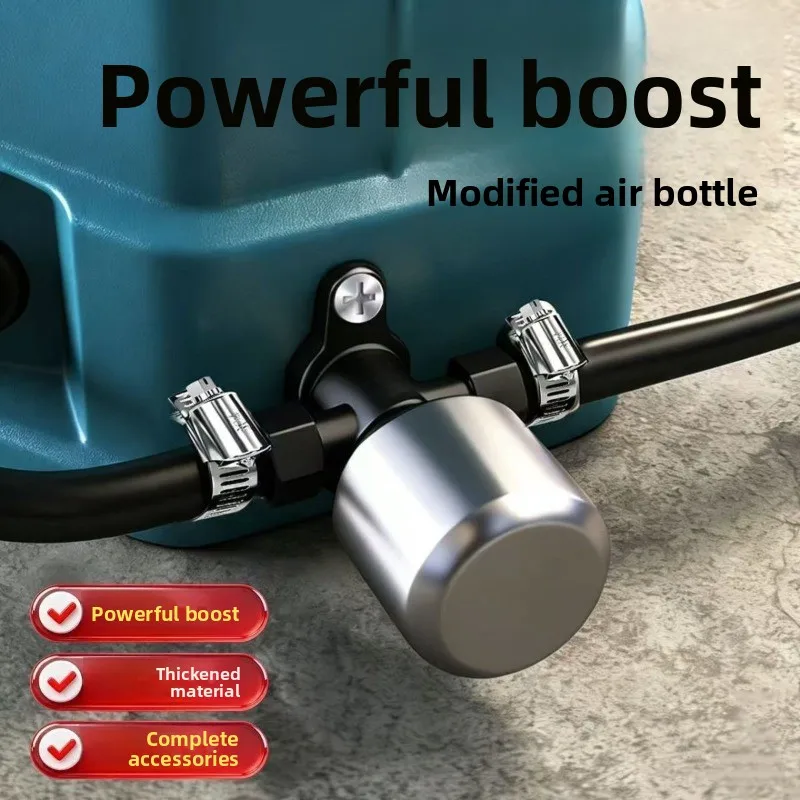 Knapsack electric sprayer modified air sprayer high pressure installation pressurization pressure stability increase
