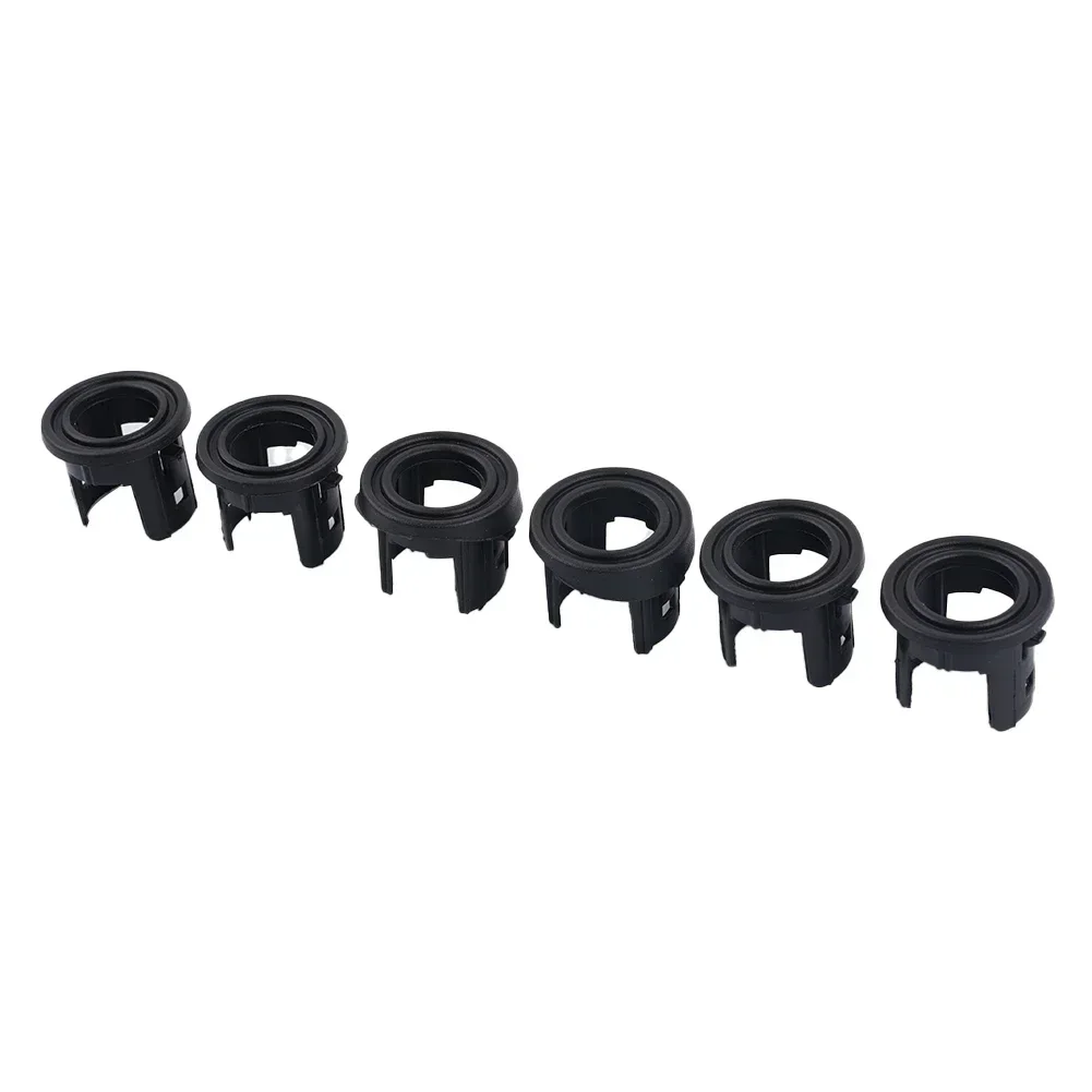 6pcs/set Car Front Bumper Radar Hole Brackets Radar Detector Holders Auto Modification Accessories For JEEP Wrangler JL 2018+