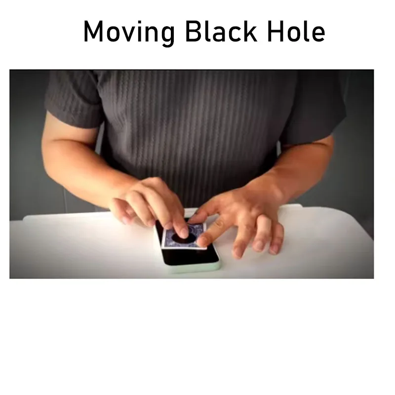 

Перемещение черного отверстия для треугольника. Фокусы. Перемещение формы отверстия. Сменная карта. Иллюзии крупным планом. Уловки. Ментализм. Опора.