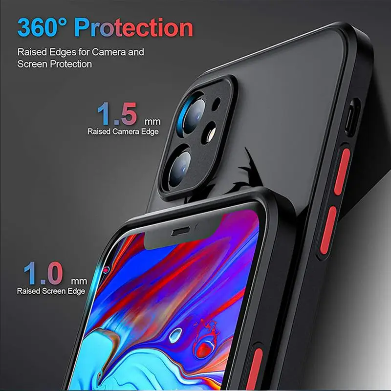 Superheros Batman LOGO Clear Matte Phone Case For iPhone 15 11 14 13 12 Pro Max Mini X XR Xs 8 7 Plus 6 6S Silicone Cover Funda