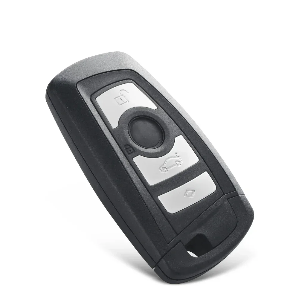 KEYYOU 1PCS Car Key Shell For BMW 3 5 7 Series X3 X5 F10 F20 F30 F40 E90 E92 E93 CAS4+ FEM EWS5 3/4Buttons Keyless Go