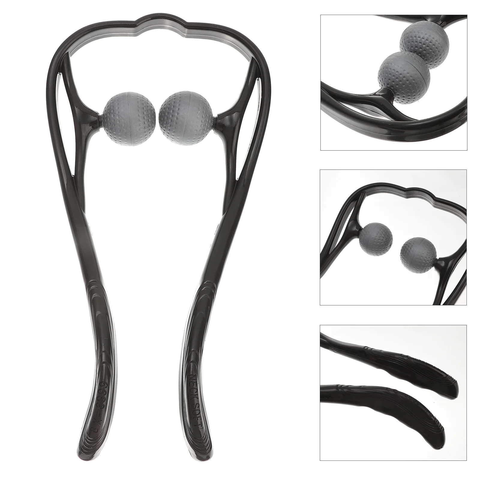 

Neck Massage Device Manual Operation with Ergonomic Curve Lightweight and Compact for Easy Carrying Effective Cervical Vertebra