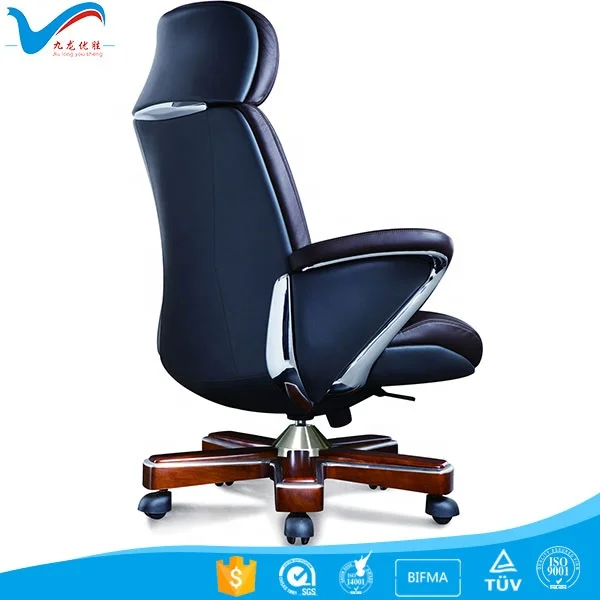 Brown PU Leather Director Office Chair with High End Design Chair High Back Boss Executive Office Chair Leather