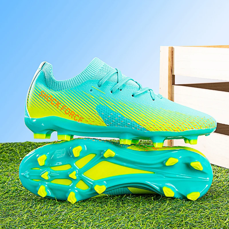 

Новинка 2026: Футбольные бутсы унисекс для мужчин и женщин, нескользящие, с длинными шипами, для игры на газоне, для пар