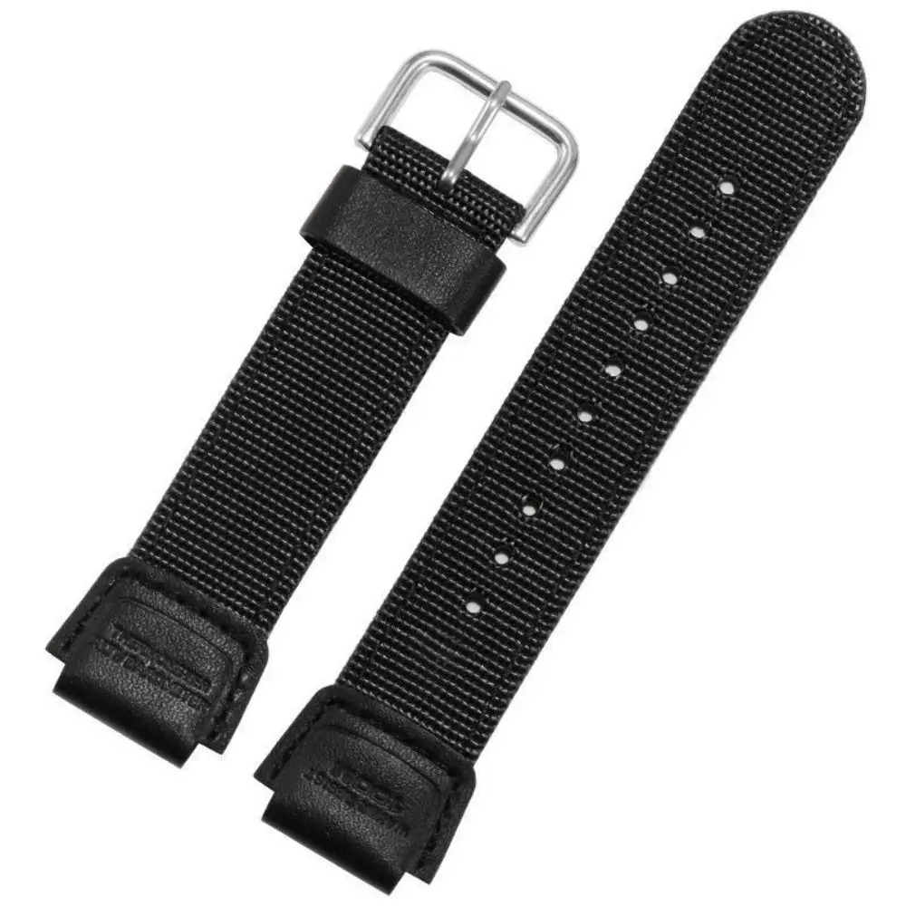 Sports Nylon Canvas Strap Pin Buckle Men Women Watch Band 18mm Watchband for C-asio G Shock AE-1200WH/SGW-300/AQ-S810W