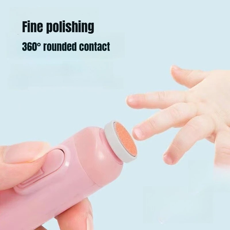 

Электрическая машинка для стрижки ногтей для младенцев и детей, детские ножницы для ногтей, шлифовальная машинка для ногтей для новорожденных