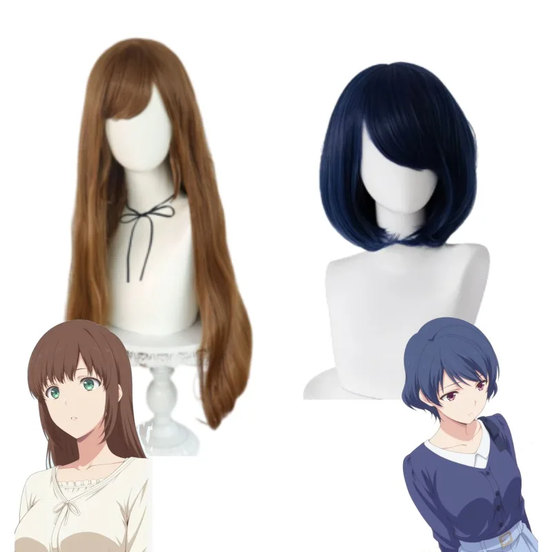 

Domestic Girlfriend Rui Tachibana Hina Wig Brown Long Straight Synthetic Hair Heat Resistant for Women Cosplay Party