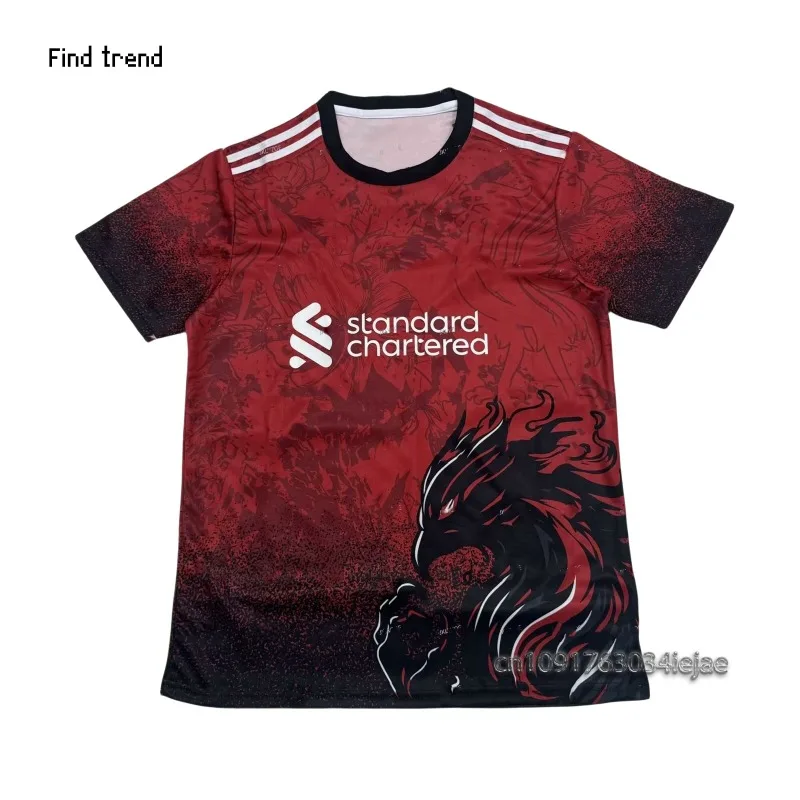 تي شيرت جديد للتدريب على الإحماء تي شيرت Kinderen Liverpool إصدار خاص قمصان voetbalshirts for heren