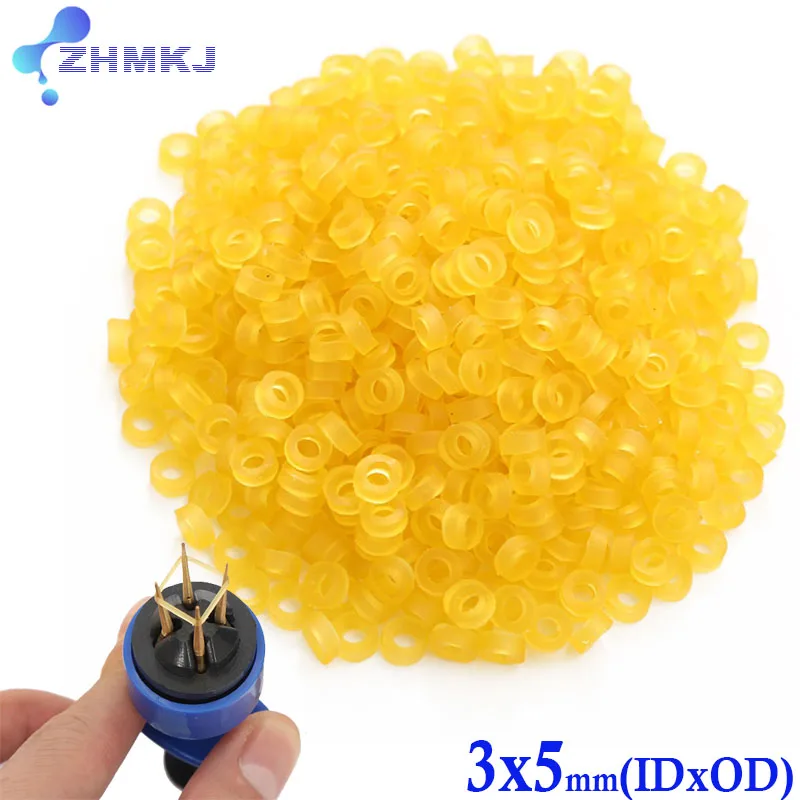 

Mini Rubber Bands Yellow Fish Tackle Rubber Bands For Fishing Granulator Bait Bloodworm Bait Fishing Accessories ID 3mm OD 5mm