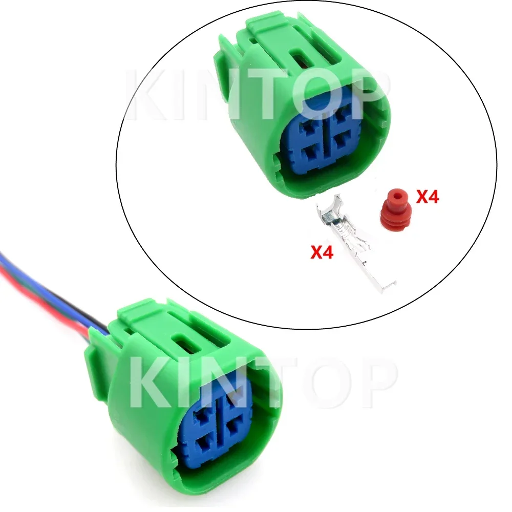 

1 Set 4 Pins AC Assembly Car Plastic Housing Connector Auto Wiring Terminal Socket 6189-0545 90980-11964