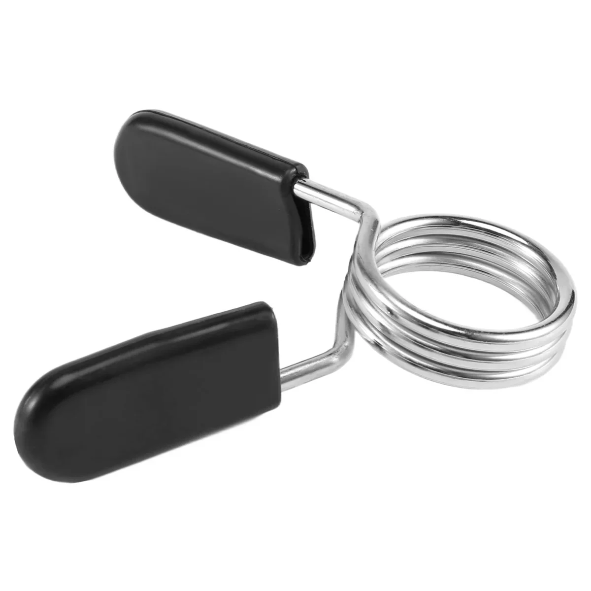 Sales! 1 Pcs Standard 1.1 inch/28mm Barbell Bar Clamps Spring Collar Clips Gym Weight Dumbbell Lock