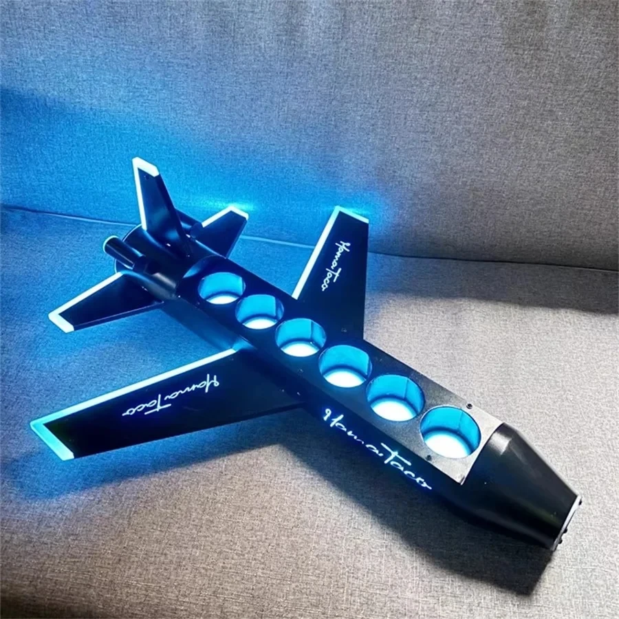 

Custom Aircraft Mirror Tray Led Aircraft Champagne Bottle Presenter VIP Service Signs Restaurant Bar Lounge Nightclub