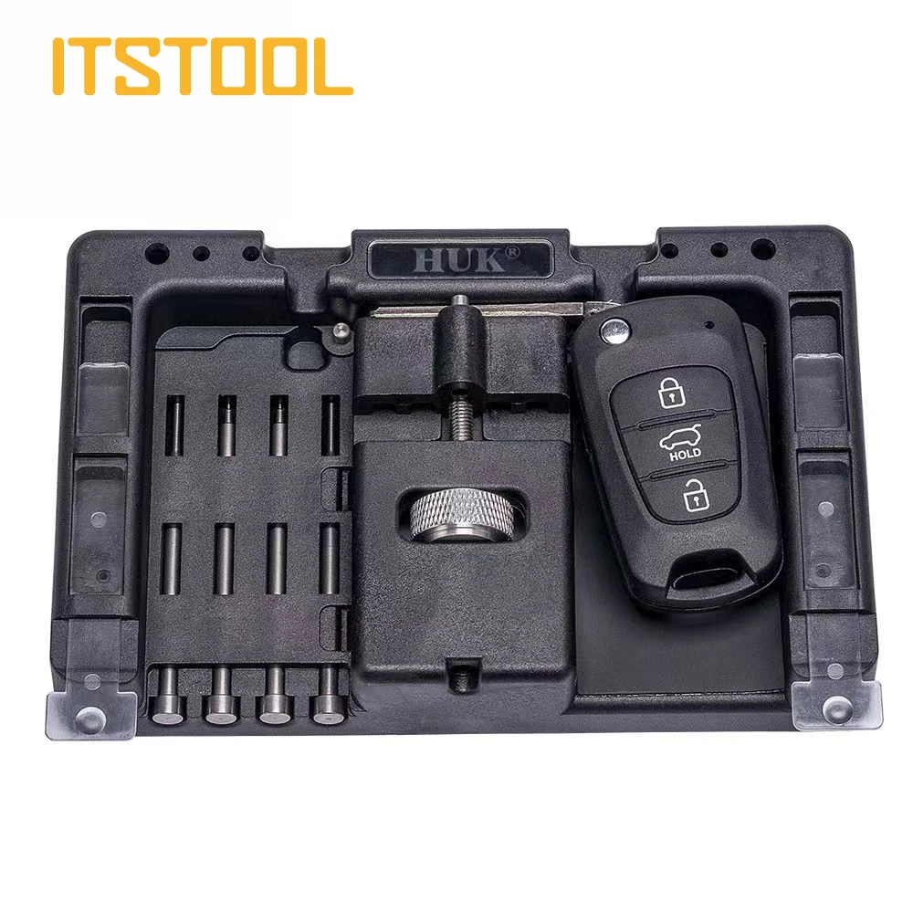 ITSTOOL Original HUK Key Fixing Tool Flip Key Vice Of Flip-key Pin Remover for Locksmith Tool With Four Pins