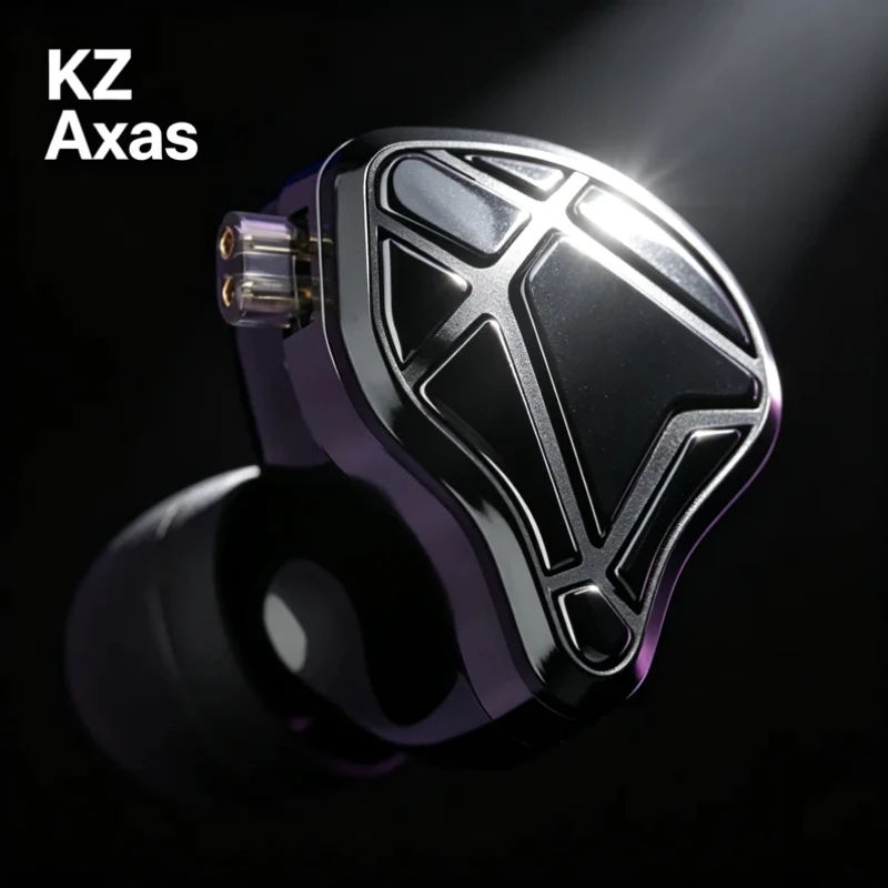 KZ Axas Wired Half In Ear Gaming Headset 3.5mm Type C USB FPS Radar HiFi Sound For PC Mobile Esports Christmas Best Xmas Gift
