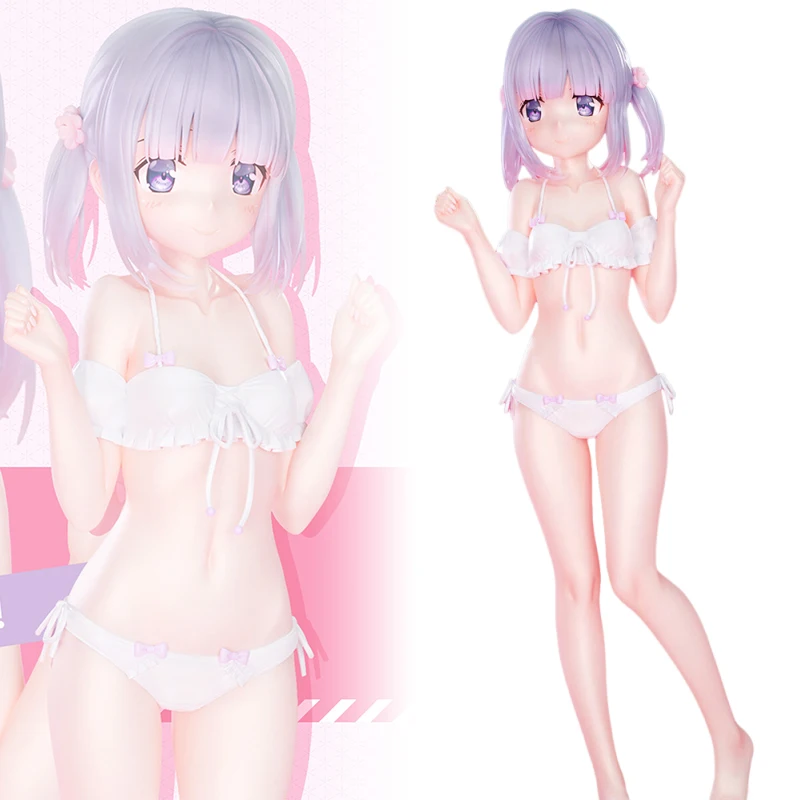 26CM Maisaka Mai 1/4 Swimsuit Ver Sexy Girl Anime Action Figures PVC Collection Doll Model Toys Festive Gift for Anime Fans