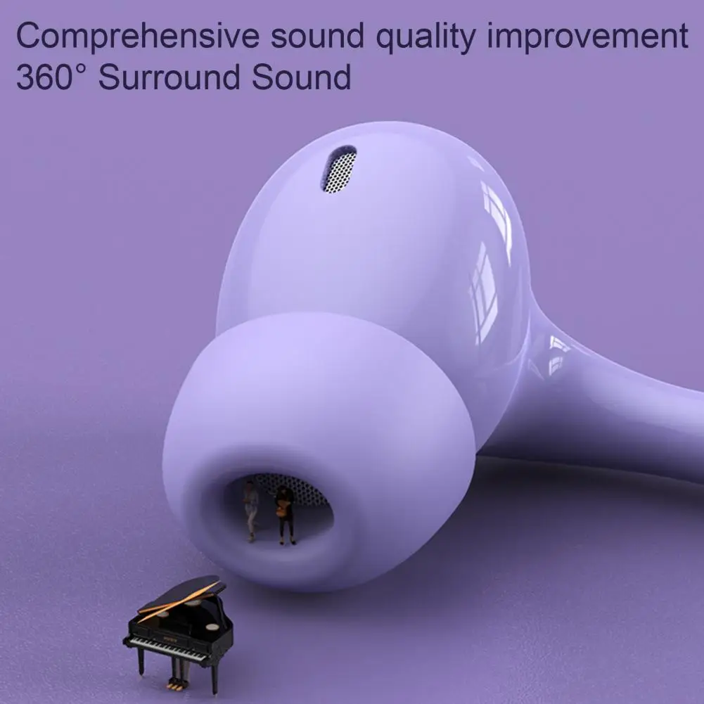 Enhanced Audio Experience Earphone Earphone with Cvc Intelligent Noise Reduction Enhanced Sound Wired Earphones with Mic