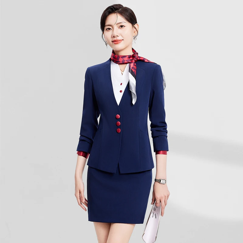 Formal Elegant Styles Pantsuits with Pants and Jackets Coat for Women Blazers Professional Office Work Wear Career Interview