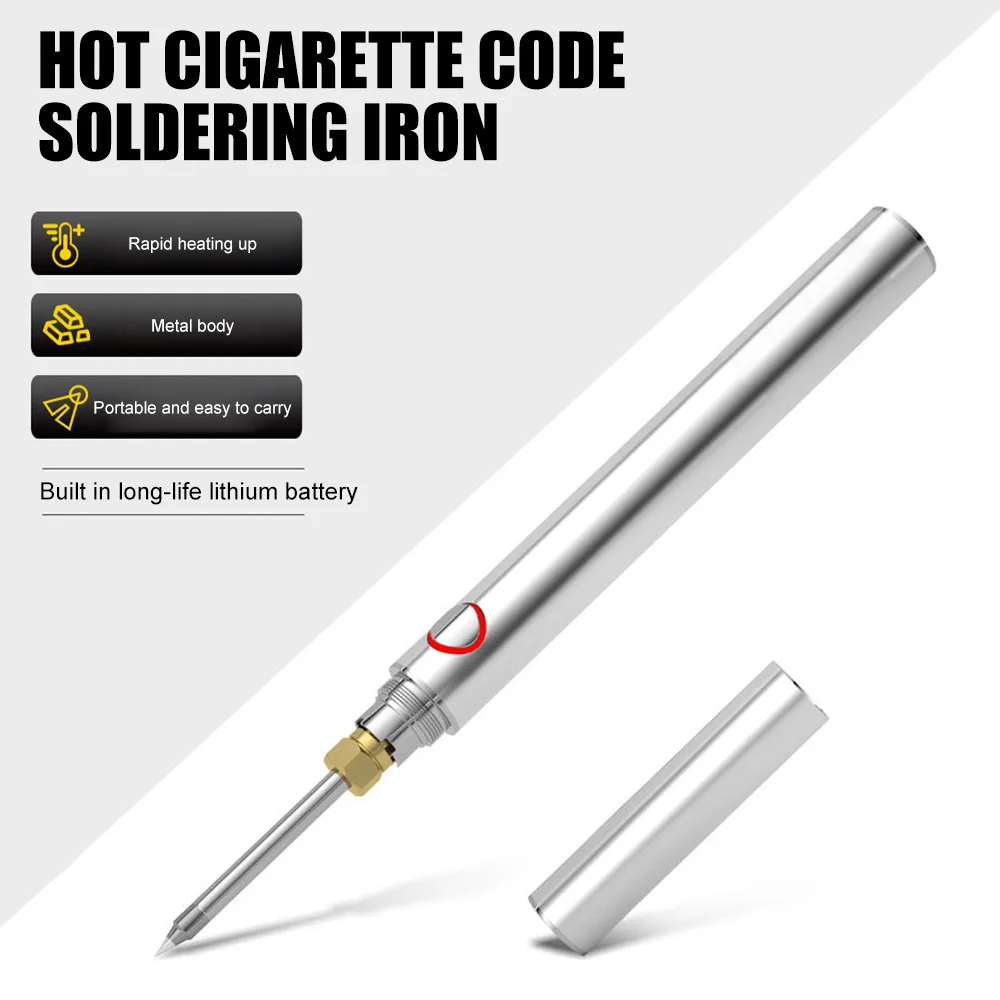 5V 8-10W Portable Cordless Soldering Iron USB Fast Rechargeable Li-ion Battery Soldering Iron Repair and Soldering Tools