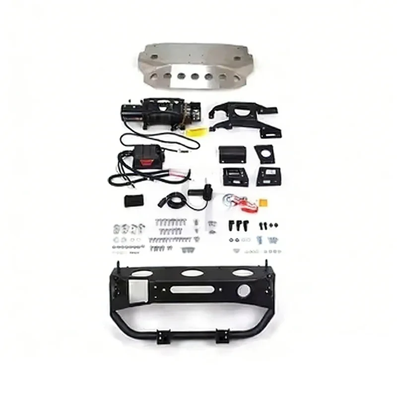 Front Bracket with for g Wagon W463 W463A G63 G500 4X4 Winch Guard Kit Stainless Steel