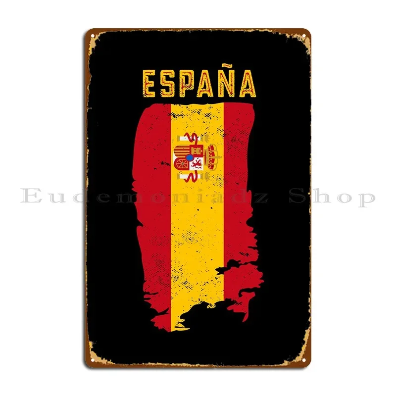 Espaa Vintage Spanish Metal Plaque Wall Decor Designing Living Room Pub Funny Tin Sign Poster