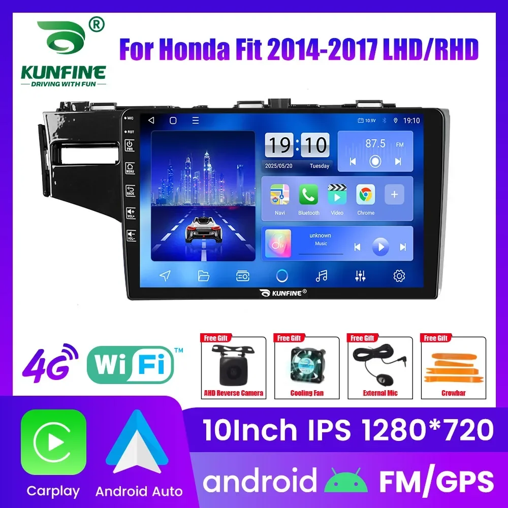 

10.33" Android Car Radio For Honda Fit 2014-2017 GPS Navigation Video Player Multimedia Carplay Android Auto Car Stereo BT FM