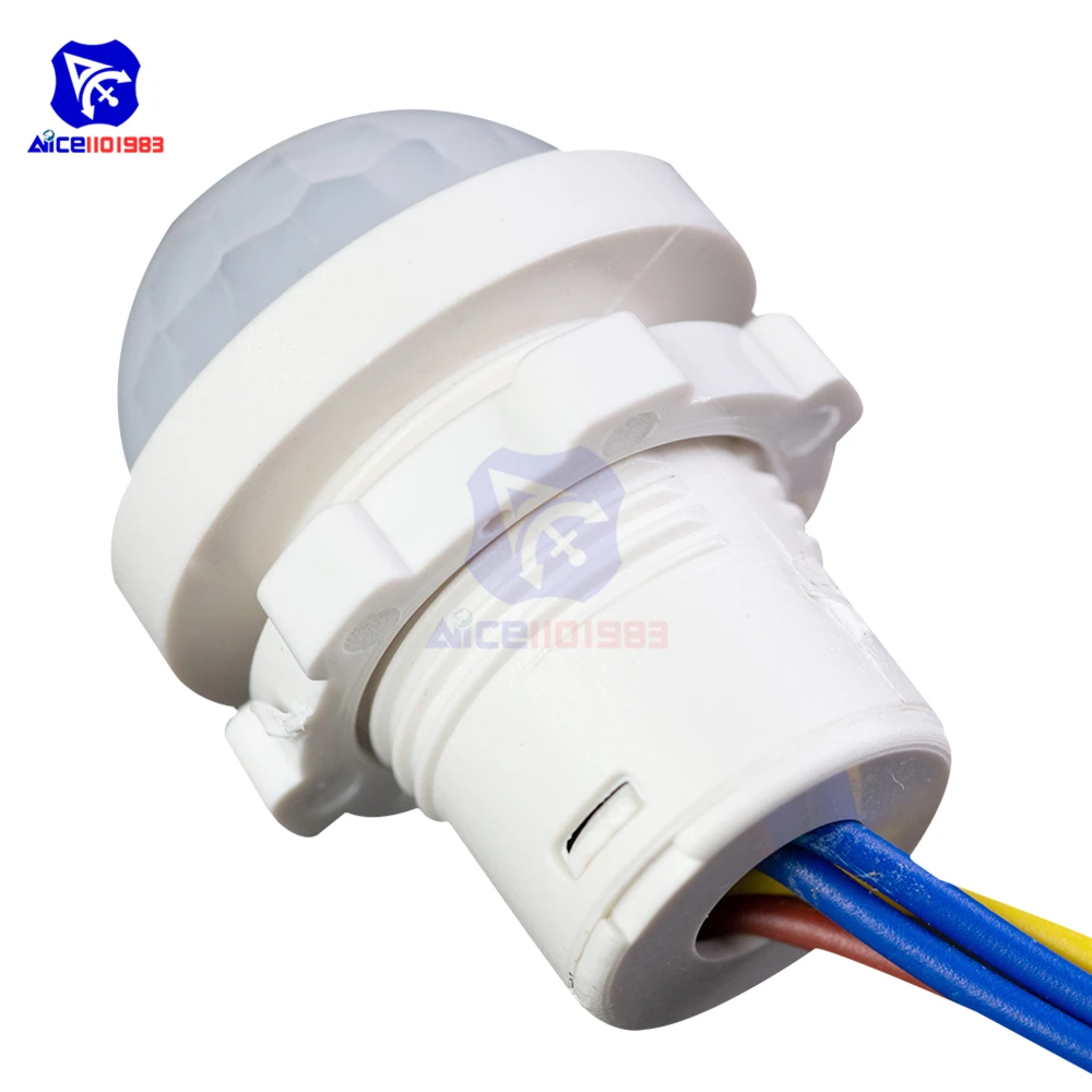 PIR Motion Sensor LED Light Lamp Bulb Switch AC110-240V/DC12-24V Outdoor Smart Waterproof Infrared Street Lamp Motion Sensor