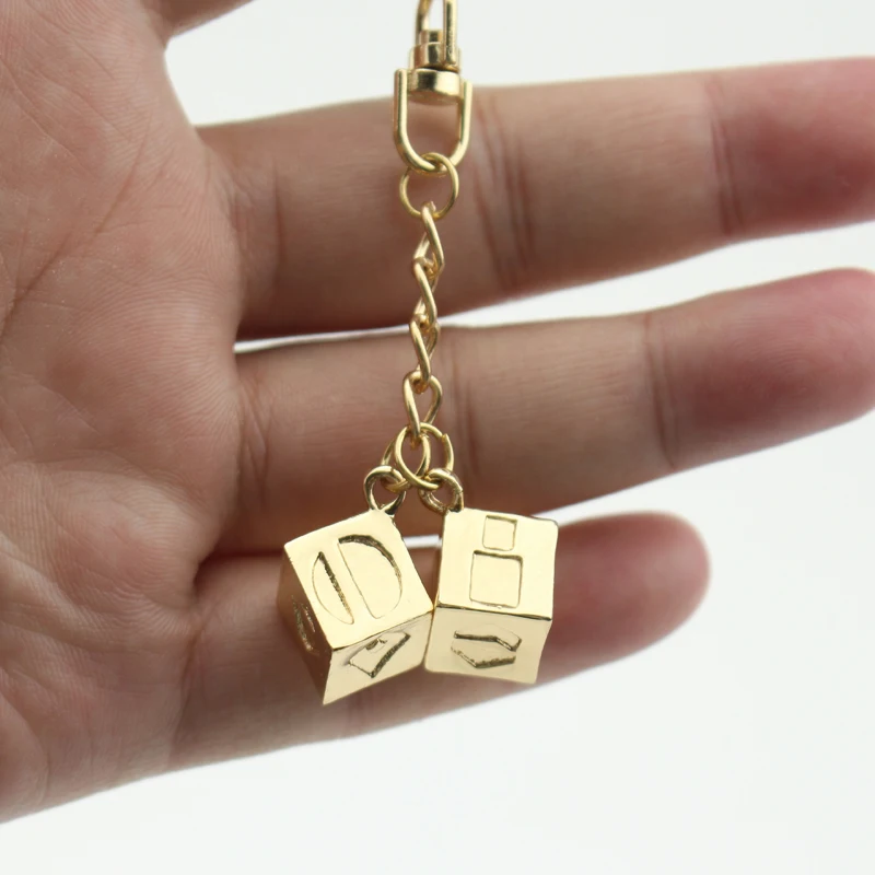 Han Solo Lucky Dice Keychain The Last Jedi Pendant Key Chain for Women Men Fans Car Keyring Jewelry Drop Shipping
