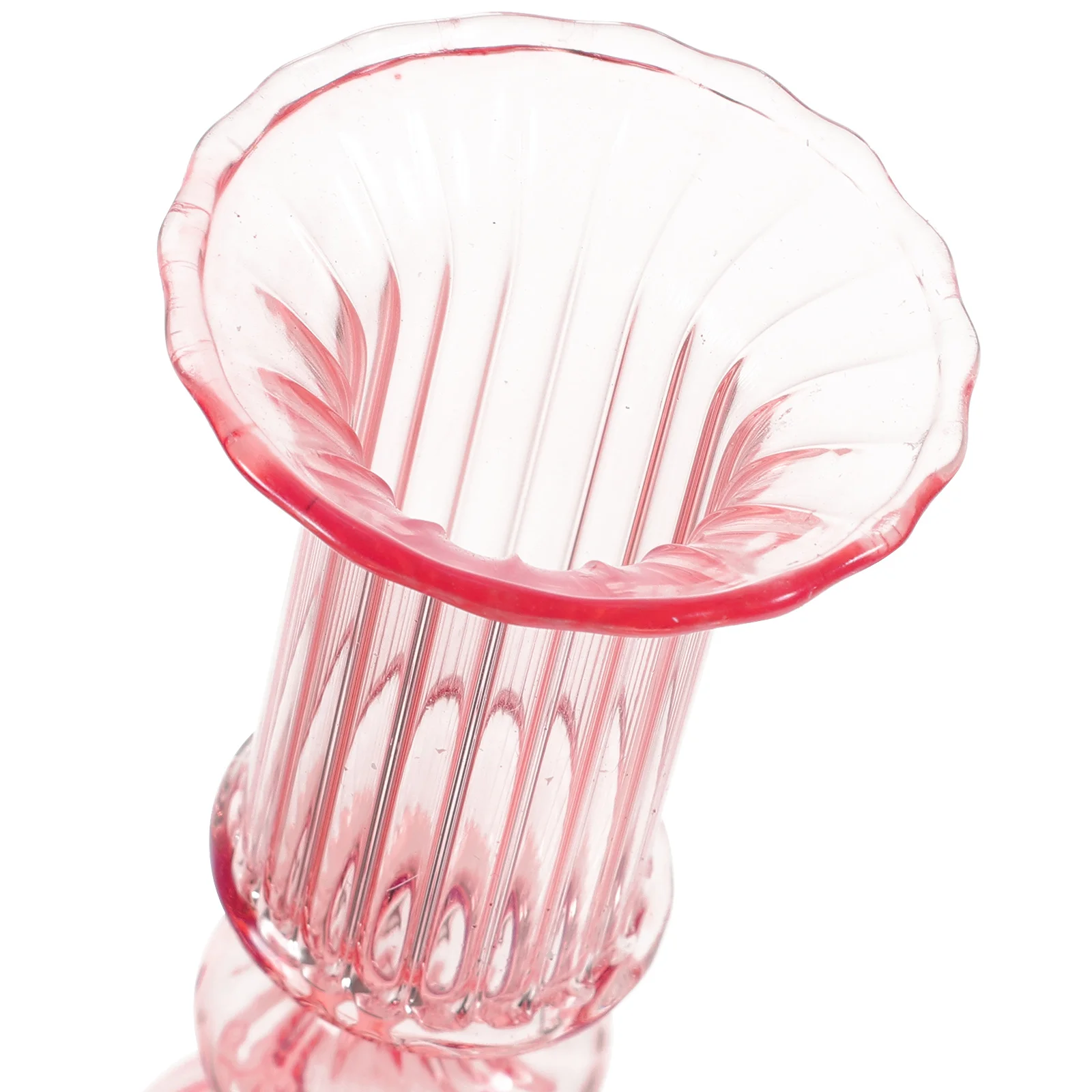 

Glass Holder Tall Clear Pillar Candlestick Nordic Style Decorative Table Centerpiece for Living Room Bedroom Bathroom