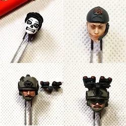 3.75 Inch Special Soldier 1/18 Scale Head Carved Movable Doll Body Diy Accessories Collection Display Toy