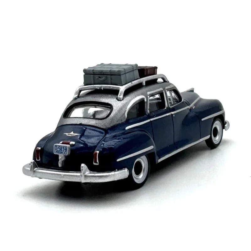 Oxford 1:87 De-soto Station Wagon Blue Alloy Simulation Model Car