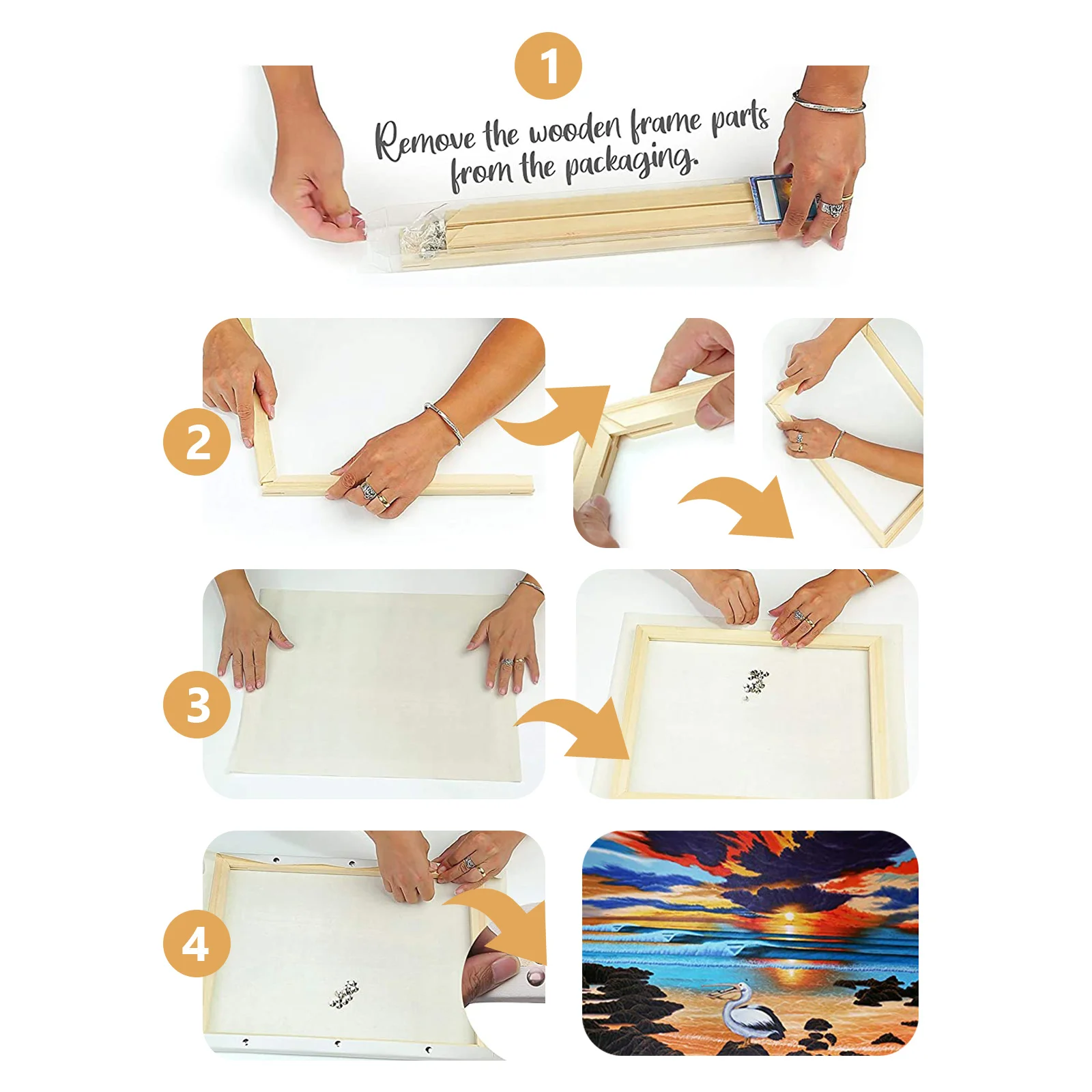 

5 Sheets Blank Oil Painting Canvas Professional Grade Easy to Color Wood Frame Artist Oil Painting Canvas DIY Accessory