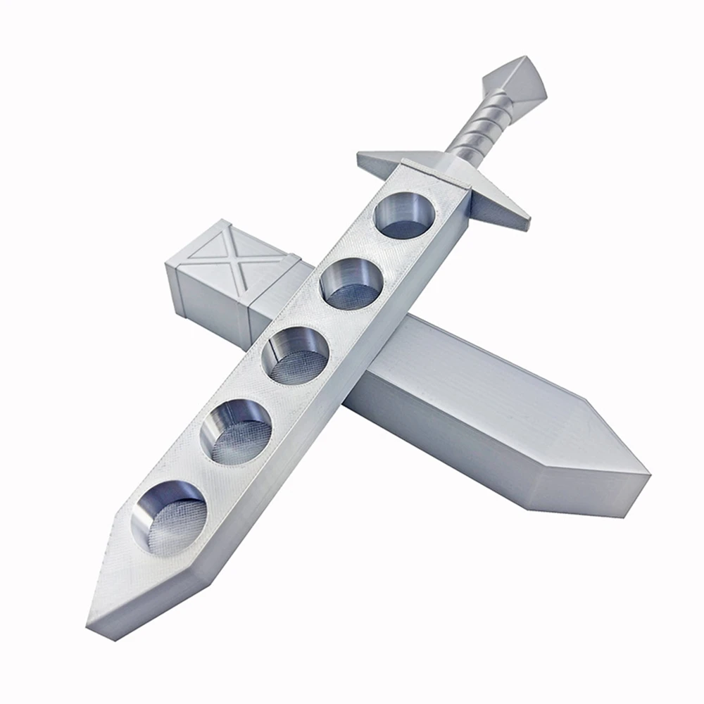 

Чехол для игральных костей с мечом для хранения игрушек, контейнер для игральных костей с 3D принтом для подземелий и драконов