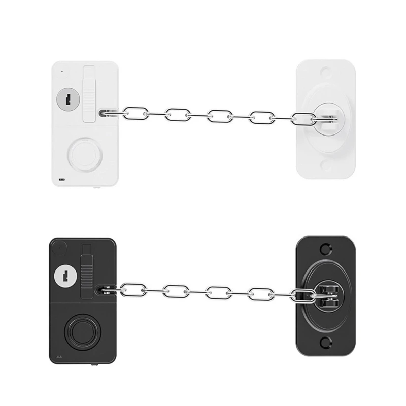 Child Safety Lock with Alarm Adjustable & easy installs Door Lock Kid Friendly Security Lock for Homes & School Use