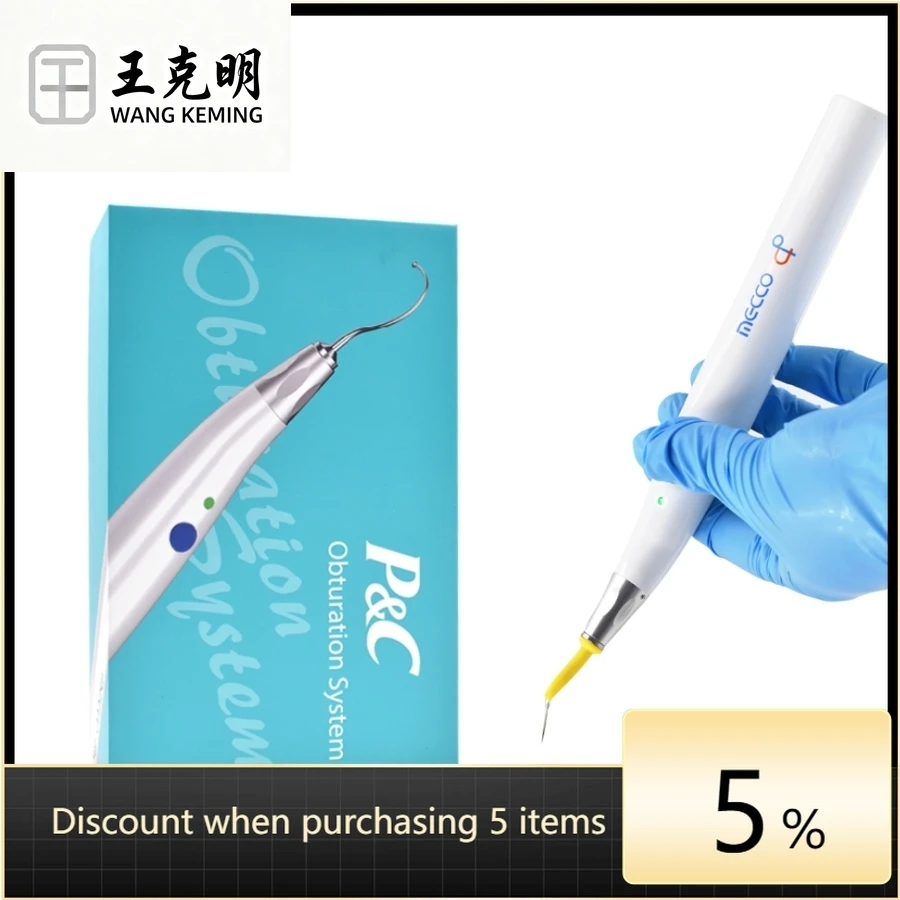 

Система обтурации дизайна 2 в 1, ручка обтурации нагревателя Gutta Percha с 2 наконечниками, быстрый нагрев для эндодонтического лечения