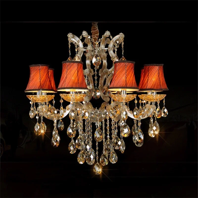 ABEL European Style Chandelier Lamp Modern Luxury Pendant Light LED Fixtures for Home Villa Hall Meeting Room Bedroom