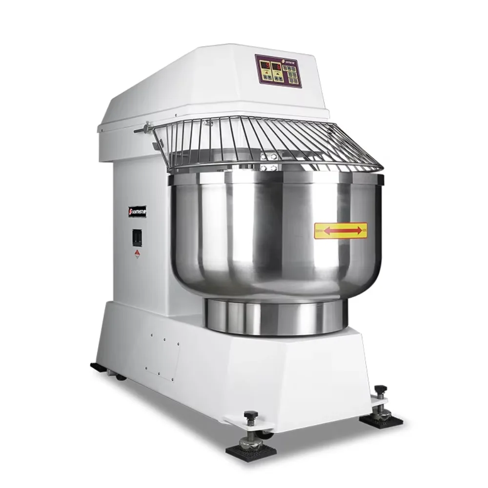 Baking equipment, fully automatic dual action dual speed spiral mixing equipment