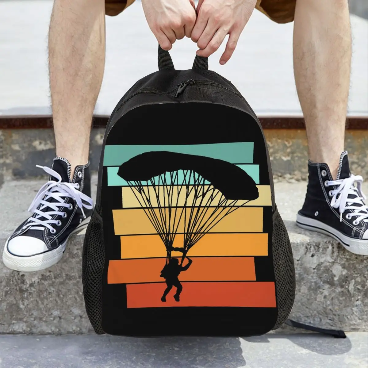 

Paragliding Backpack Hot Sale Daypack Large Capacity Kids BookBag School Bag Shoulder Bags for Men Women