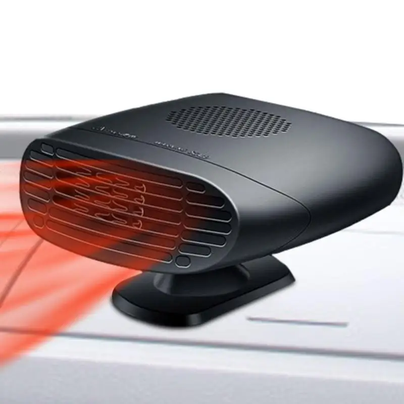 

Car Heating Fan 150W Portable Car Heating Fans Defogger Defroster Demister 360 Degrees Rotating 12V Quiet Heating Functions Auto