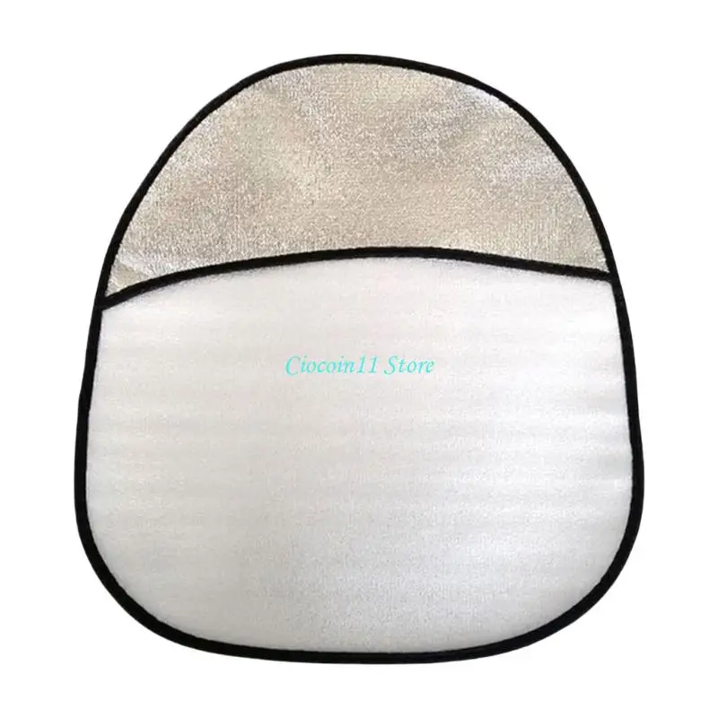 Y1UB Steering Wheel Sunshade Cover Heat Aluminum Foil Thermal Insulation Cover For Car Truck SUV