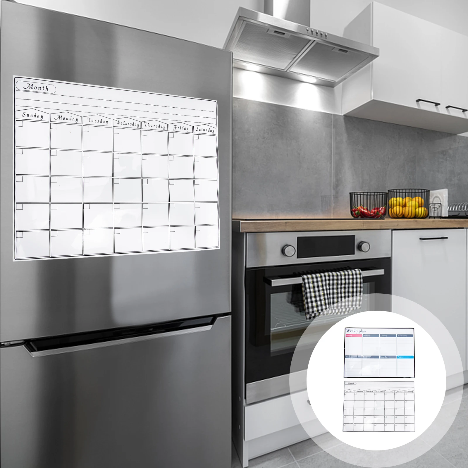 

1 комплект, магнитная доска для плана, креативный еженедельный ежемесячный планировщик, портативный стираемый календарь, доска для сообщений для офиса и дома