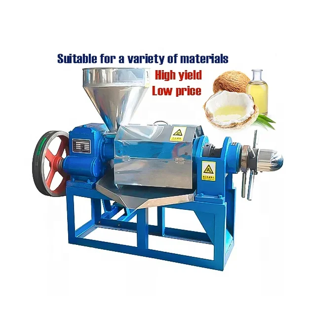

Good Quality 150kg/h Coconut Olive Cold Cooking Oil Making Oil Press Machine In Kenya